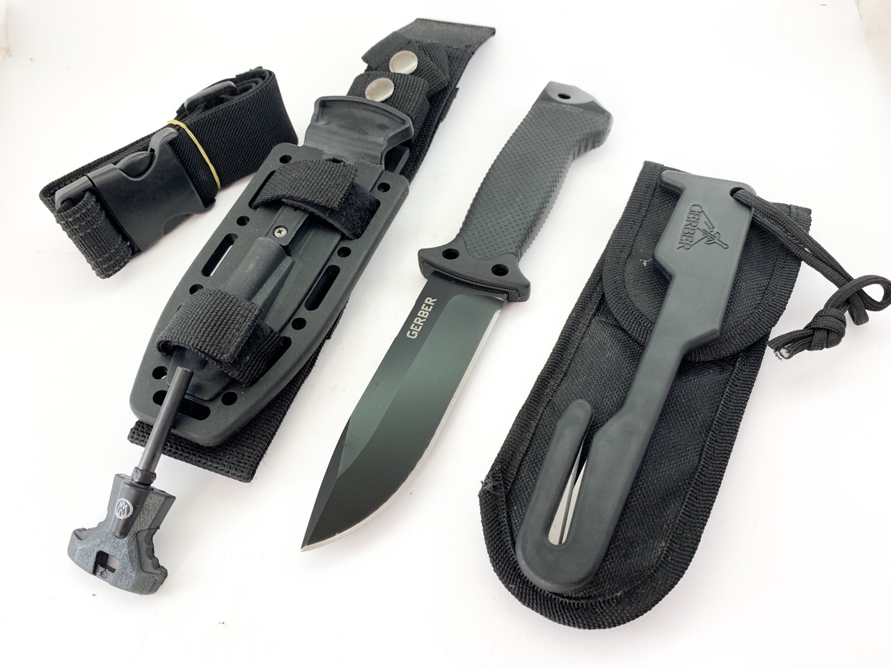 Ловен нож черен цвят LMF II military survival knife GERBER | Онлайн .