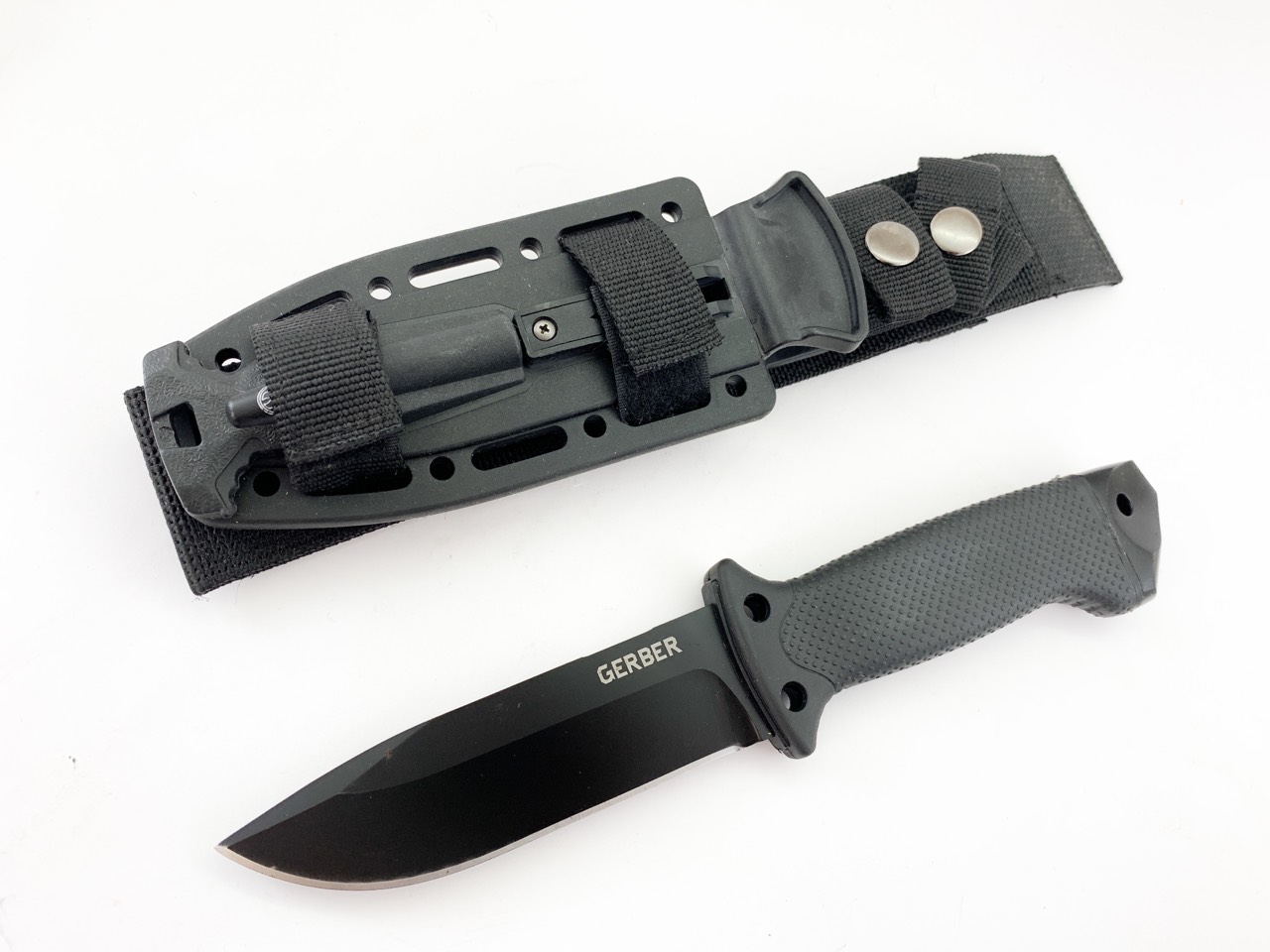 Ловен нож черен цвят LMF II military survival knife GERBER | Онлайн .