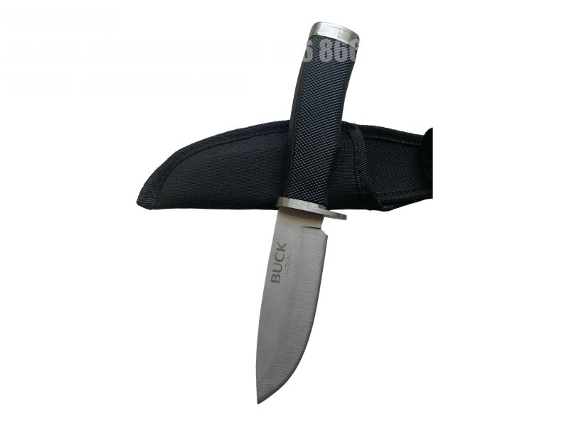 Надеждност и комфорт при лов Ловен нож с гумирана дръжка от Buck USA