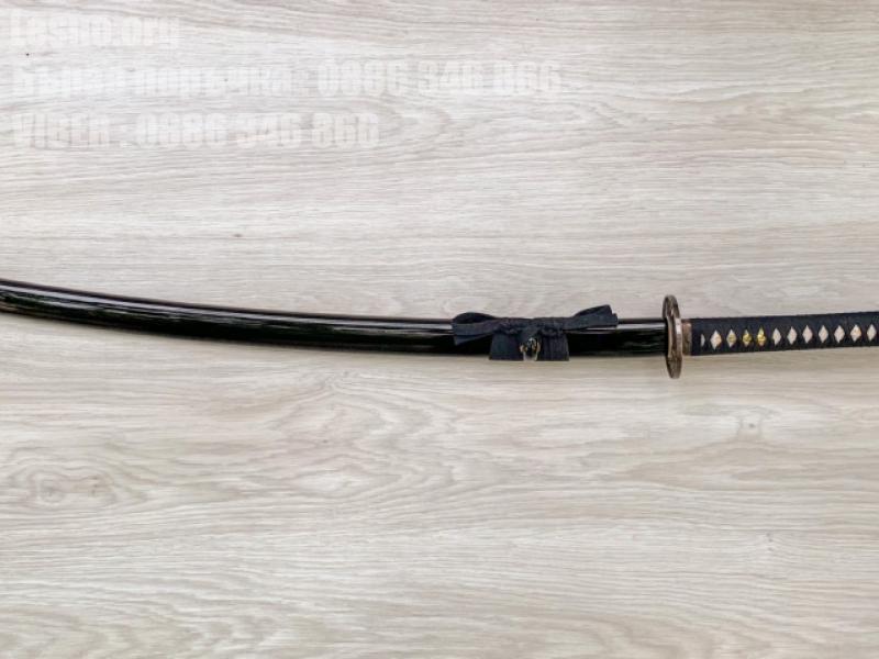 Японски самурайски меч/Kawashima Japanese Katana/ от закалена въглеродна стомана 