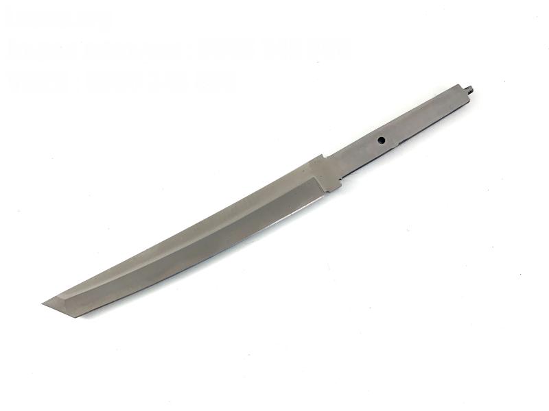 Заготовка за ловен нож Tanto острие от D2 steel (Стомана)