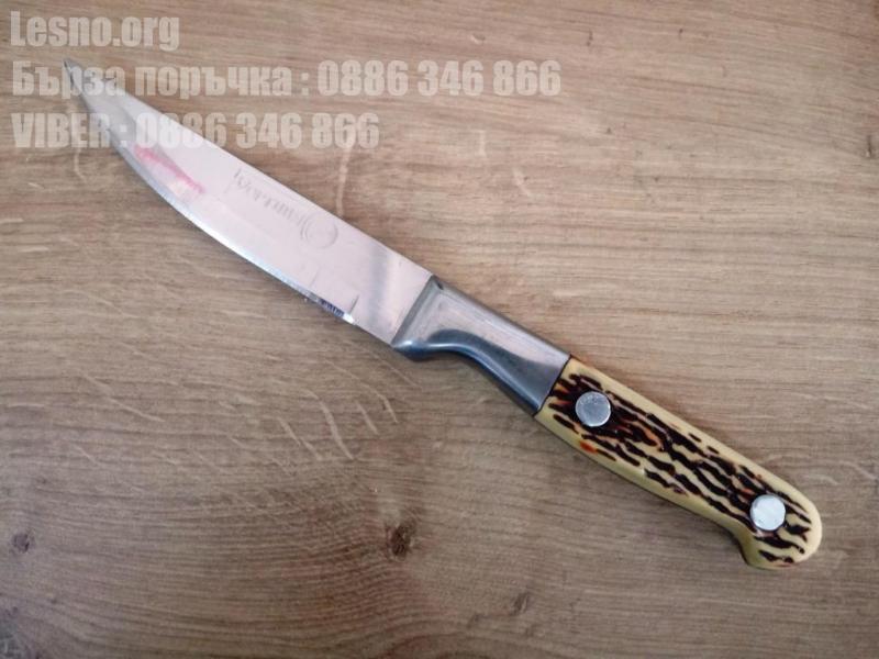Кухненски нож с дръжка еленов рог (имитация)