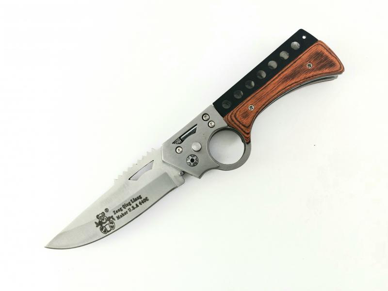 Pocket Knife модел 373 сгъваем автоматичен нож с калъф