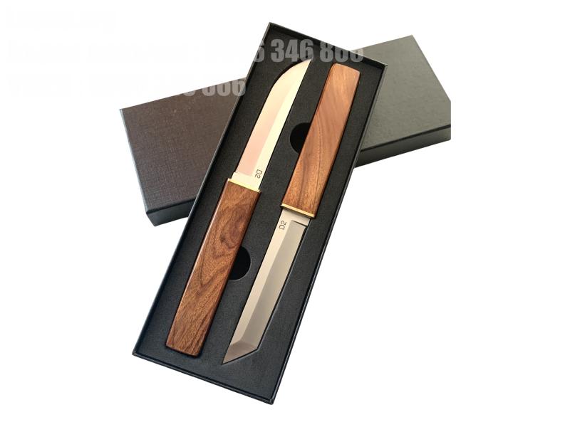 Уникален японски  нож,комплект от два броя в кутия за подарък