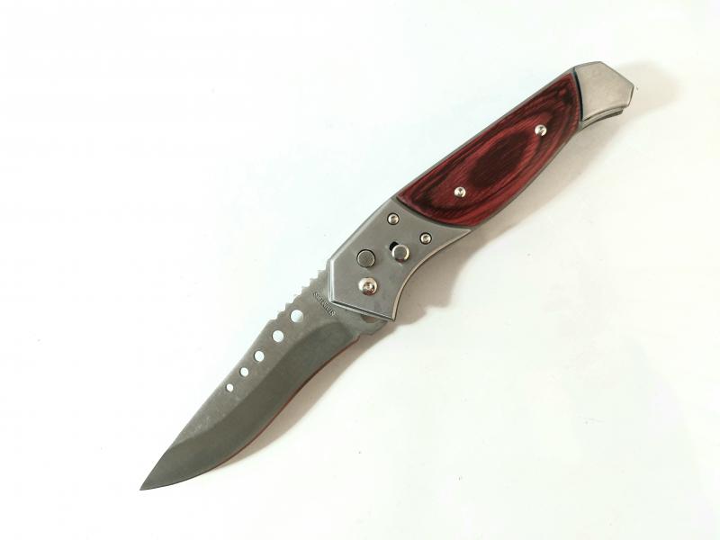 Pocket Knife B61 сгъваем автоматичен нож с калъф