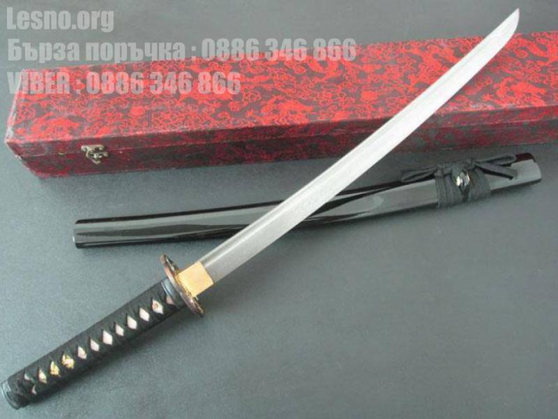 Японски самурайски меч от закалена въглеродна стомана