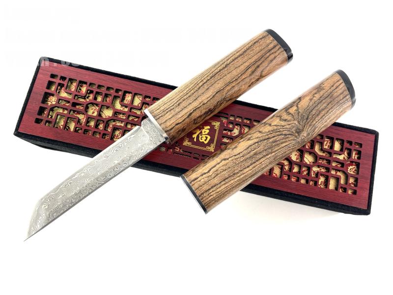 Бутиков колекционерски ловен нож от дамаска стомана Model ZN100