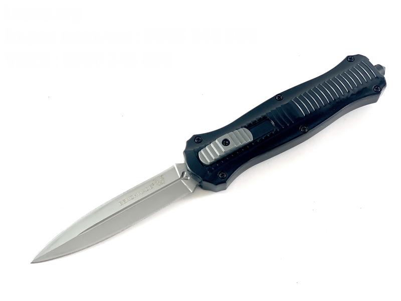 Автоматичен метален нож  Кама OTF Black с калъф 