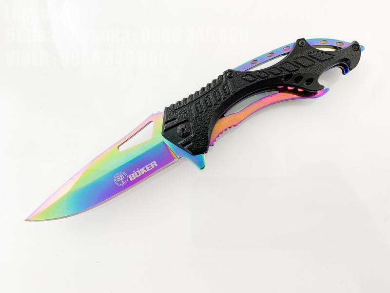 Сгъваем автоматичен нож Boker rainbow