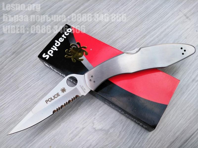 Spyderco Police 3 C07S сгъваем нож с 1/2 назъбено острие