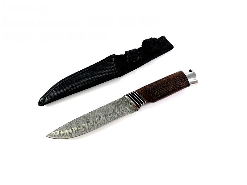 Ловен нож с шарка имитираща дамаска стомана модел FB1510