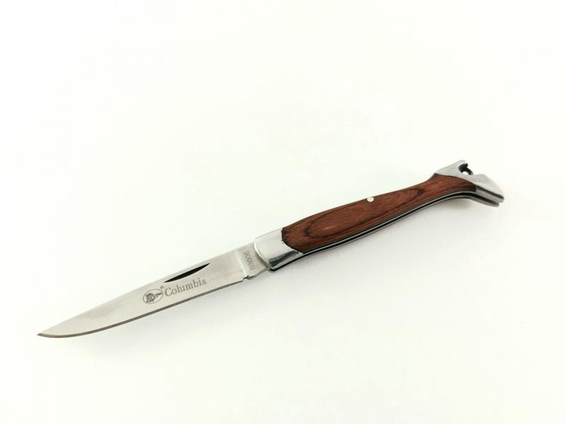 Малко сгъваемо джобно ножче,форма на дамски ботуш-Columbia B3006