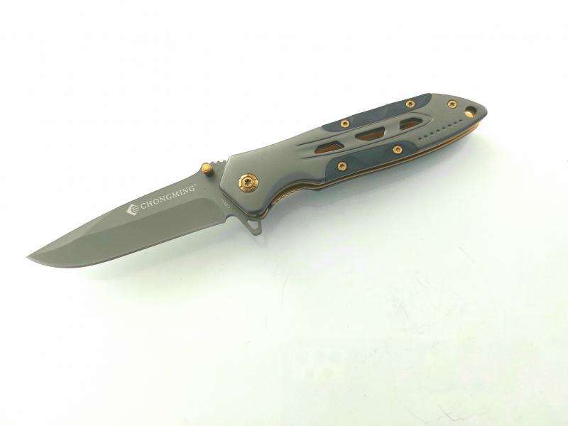 Model CM84 Сгъваем автоматичен изцяло метален джобен нож с клипс за колан 