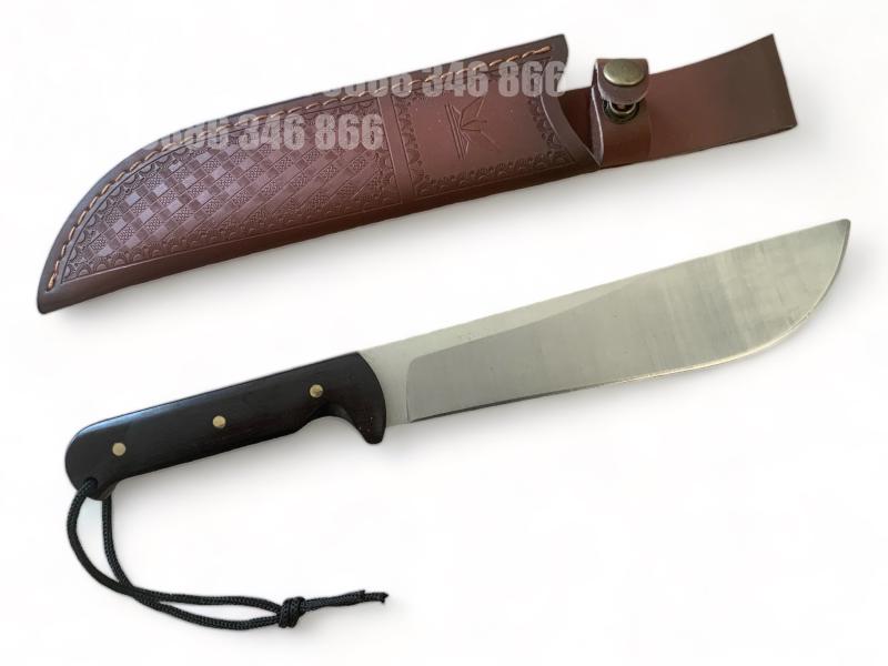 Голямо мачете &#039;Фултанг&#039; с кожена кания - модел Knives KSA 2020