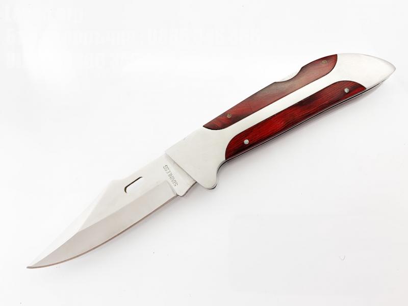 Сгъваем класически джобен нож с камуфлажен калъф 
