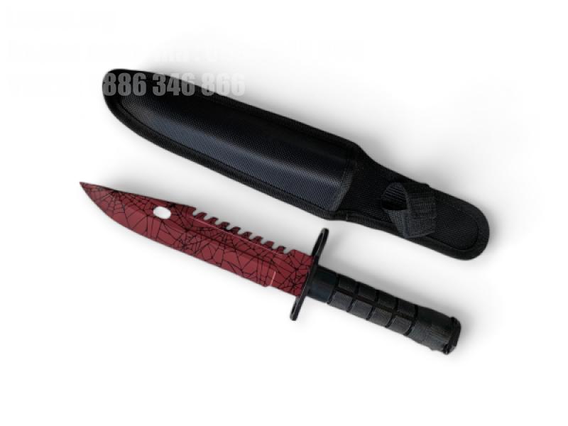 Геймърски нож CS: Червен Паяк