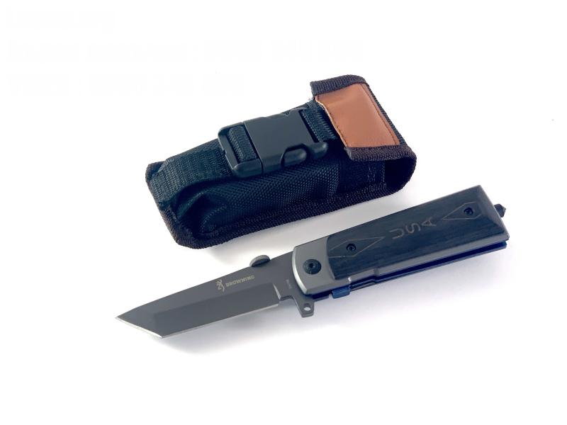 Browning DA108 - Сгъваем автоматичен  нож с иноксово покритие и танто острие