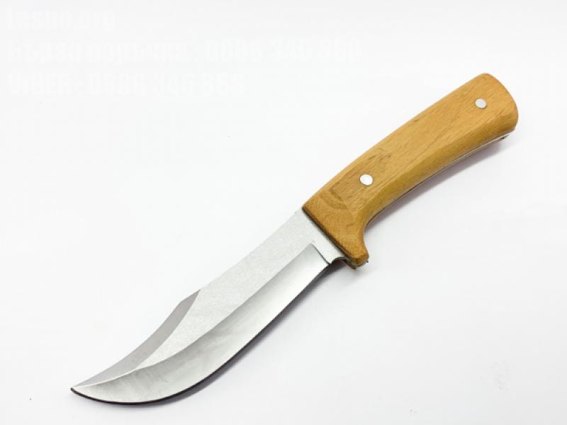 Ловен нож ръчна изработка с дървена дръжка код 1016