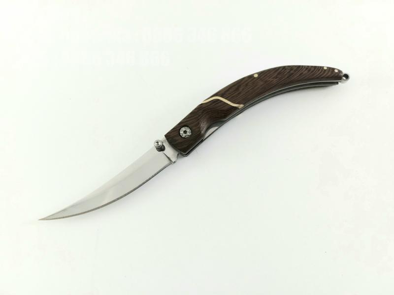 Сгъваем джобен нож с калъф , стомана 65х13 - VipEver
