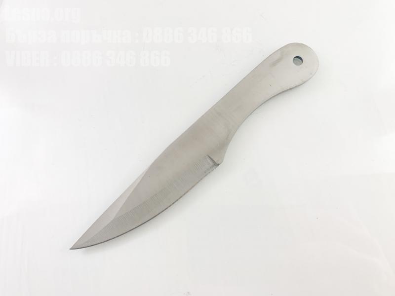 Заготовка острие нож стомана 4х13 закалена и наточена 18 см