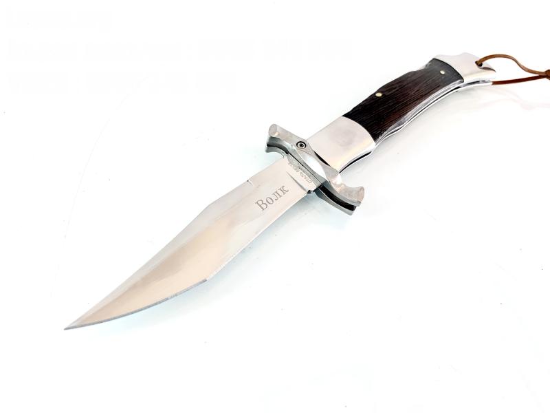 Сгъваем руски ловен нож с метален гард Волк стомана 65х13