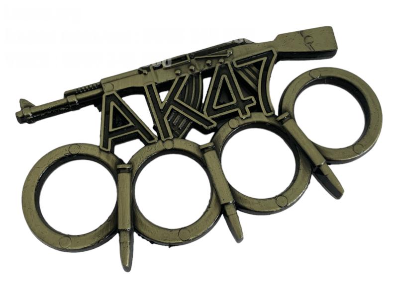 Масивен метален бокс Vintage цвят за самозащита или колекция АК-47