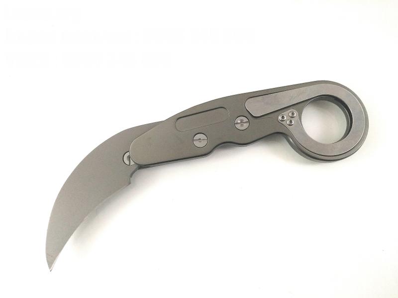 Tактически нож карамбит дизайн взаимстван от Provoke Kinematic Gray color