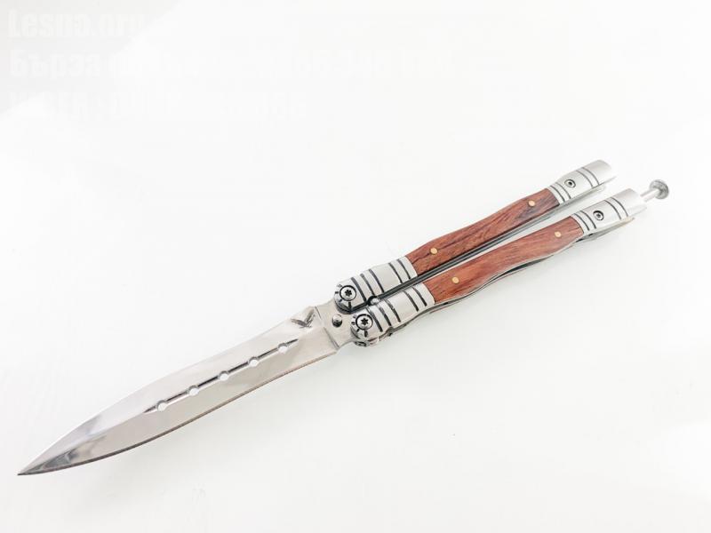 Класически нож кама  пеперуда с пружинен механизъм за бързо отваряне Benchmade