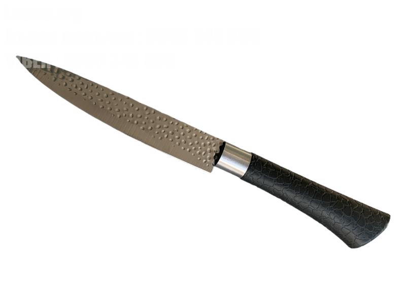 Кухненски нож с релефно острие и ергономична дръжка