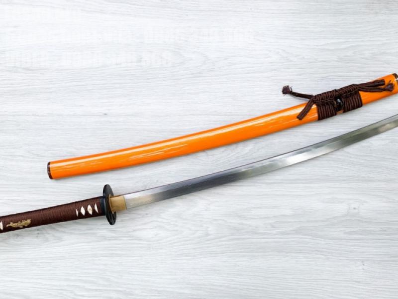 Самурайски меч катана танто,Tanto   дамаска стомана