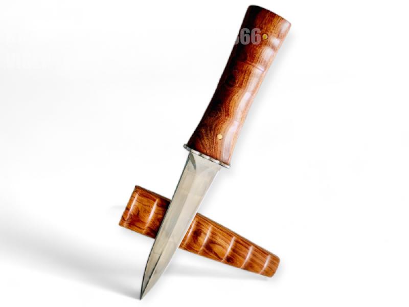 Нож кама с кания и дръжка от естествено дърво HTWM-100