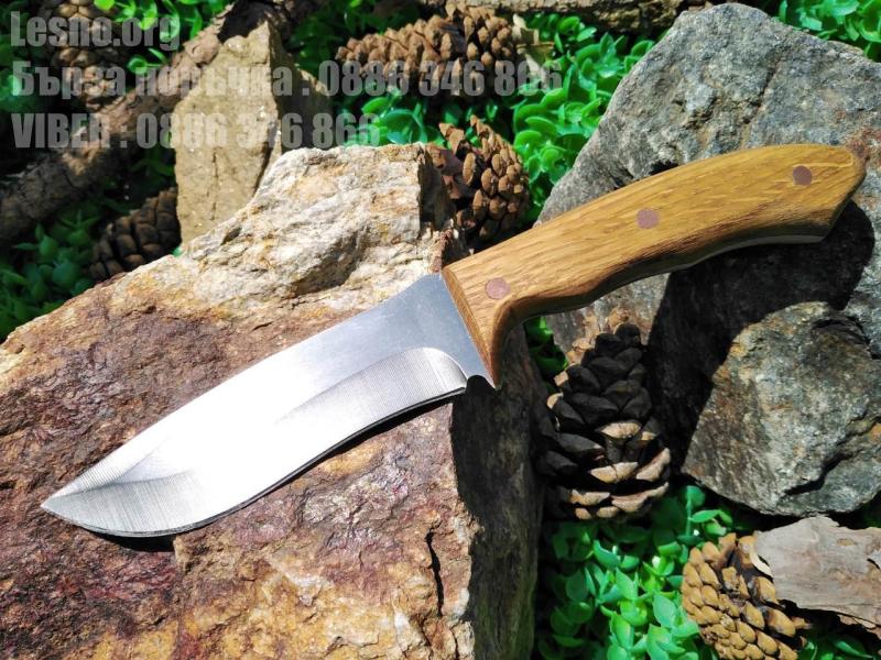 Ръчно направен ловен нож от хром ванадиева стомана подходящ за дране