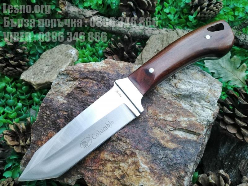 Масивен ловен нож за оцеляване в дивата природа Columbia A3195