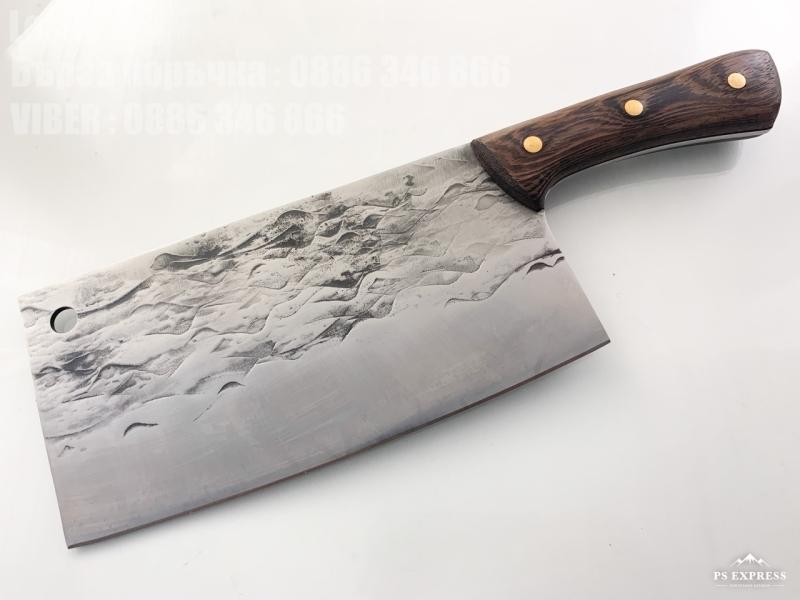 Grandsharp  Full Tang Carbon  Steel Handmade Chef Knife High Quality ръчно направен кухненски сатър