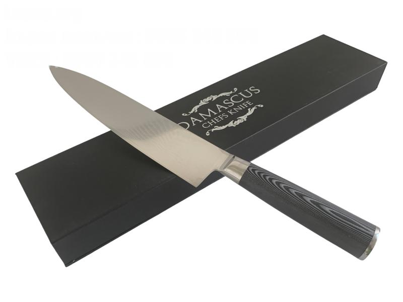  Професионален Кухненски Нож от Дамаска Стомана - Осъществете Своите Готварски Мечти