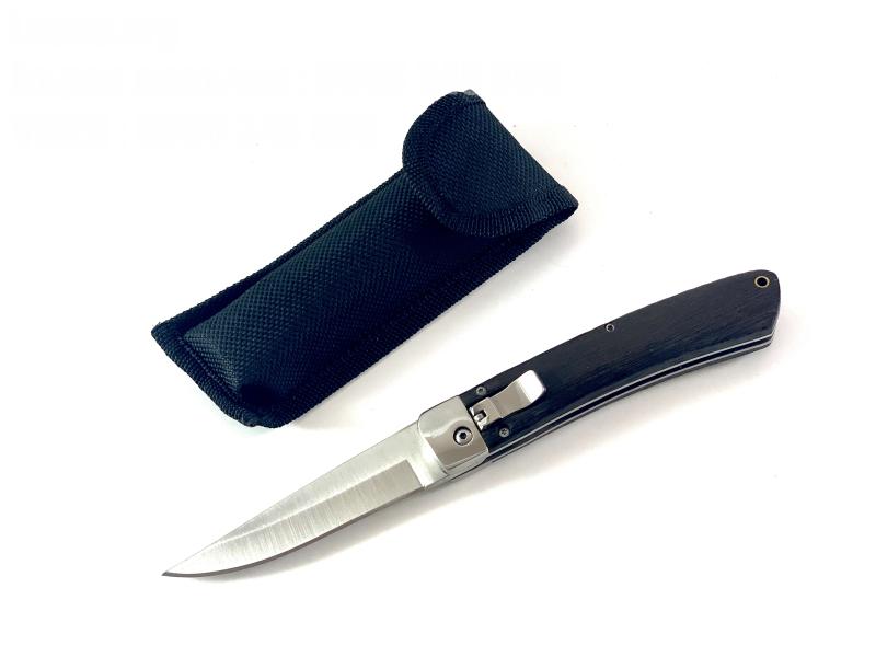 Сгъваем автоматичен масивен джобен нож тип кама FB1310