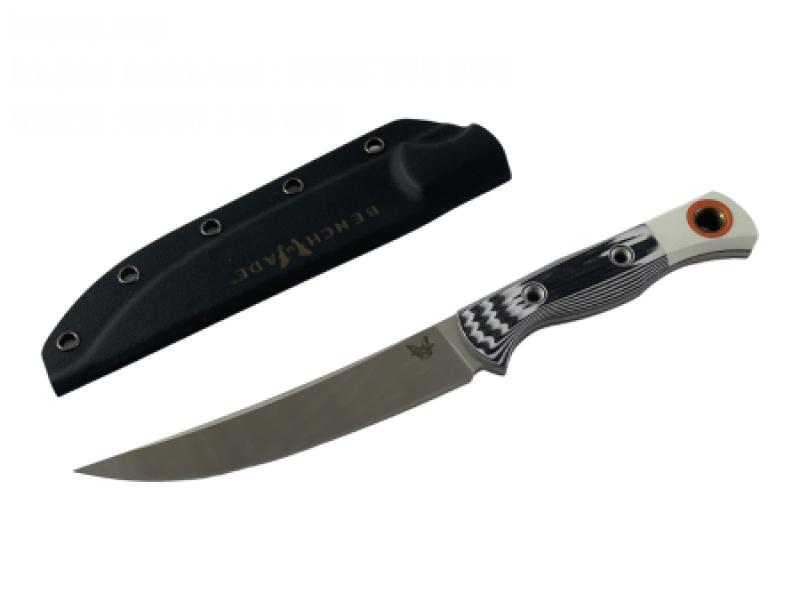 Перфектната хармония на сила и стил: Ловен нож с тактически дизайн, Kydex калъф и изящна дръжка от микарта