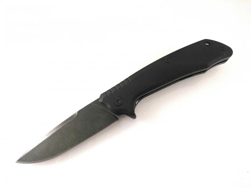 Джобен нож светкавично отваряне K1322 G10 Flipper Folding Pocket Knife D2