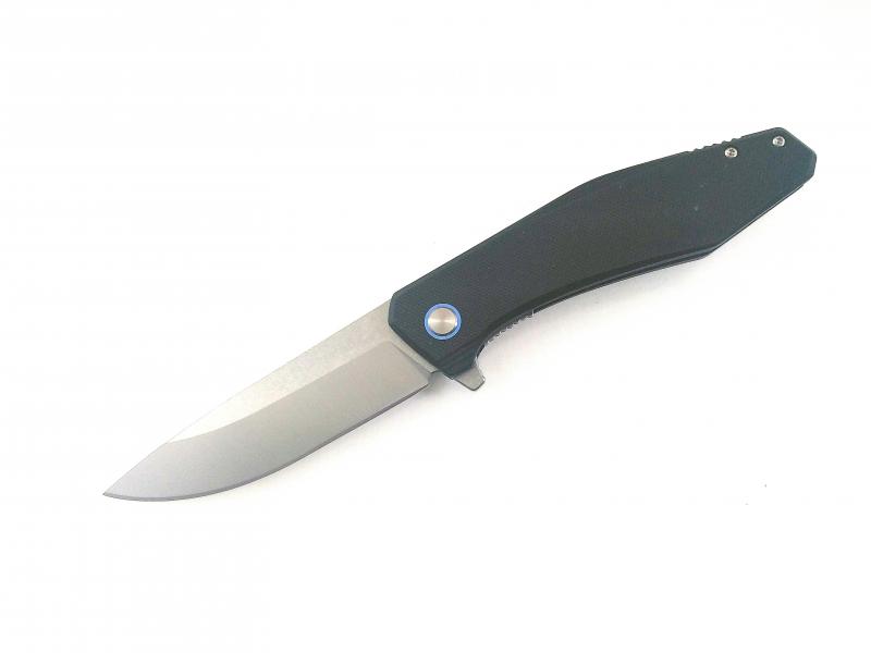 Джобен нож светкавично отваряне   CH3516 G10 Flipper Folding Pocket Knife D2