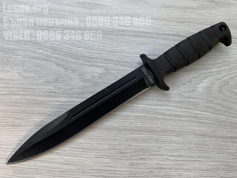 Cold Steel Conqueror hunting knife Black Color Ловен нож масивен и здрав