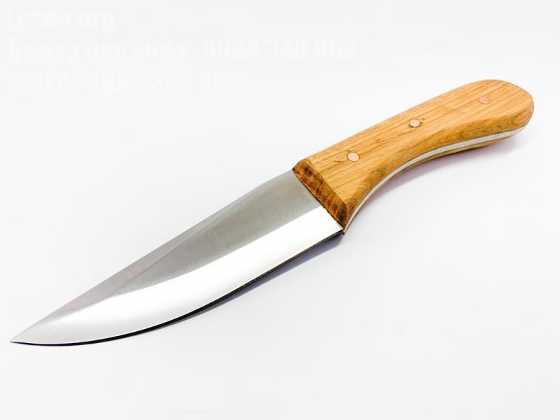 Класически ловен нож ръчно направен от стомана 3cr13mov