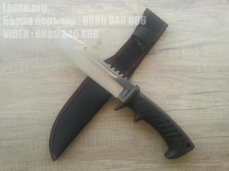 Масивен стоманен ловен нож с фиксирано острие - Columbiq