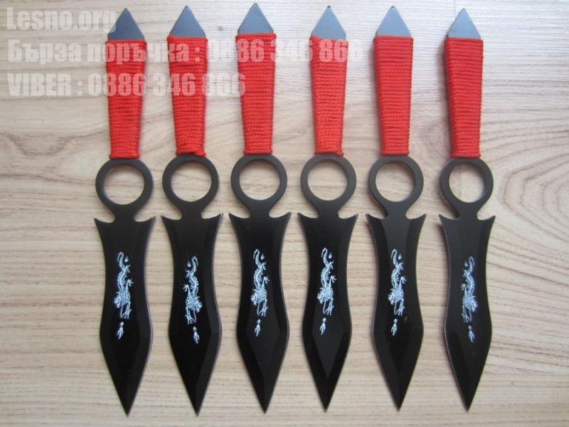 Ножове за хвърляне 20 СМ-комплект 6 броя