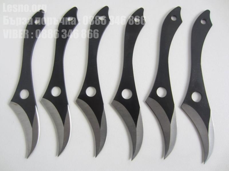Комплект  6 броя ножове за хвърляне