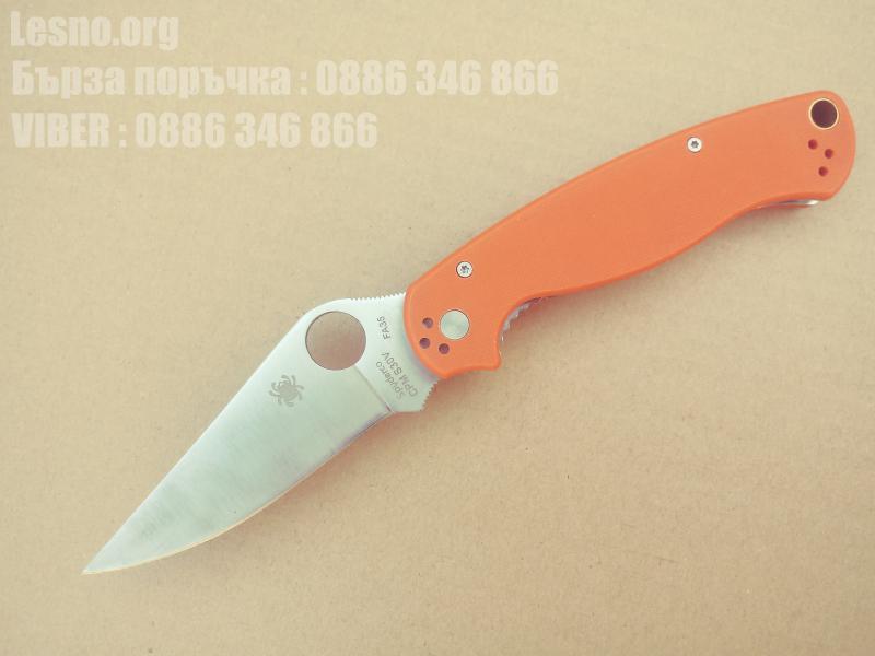 Spyderco fa35 - сгъваем джобен нож за всекидневна употреба-оранжев