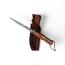 Ловен нож &quot;Royal Steel&quot; с дървена дръжка и кожена кания