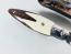 Сгъваем автоматичен джобен нож кама едностранно заточена от дамаска японска стомана