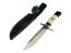 Надеждност и елегантност Нож с фиксирано острие Finka с кожена кания и стомана 95х18