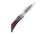 Стилен и практичен Сгъваем джобен нож с калъф и дървена дръжка US089