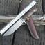 Ръчно направен ловен нож D2 стомана фултанг Handle Micarta